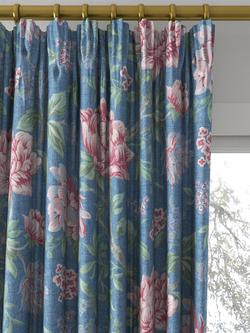 Laura Ashley Tapestry Floral Made to Measure Curtains or Roman Blind, Dusky Seaspray - view 2, Dusky Seaspray