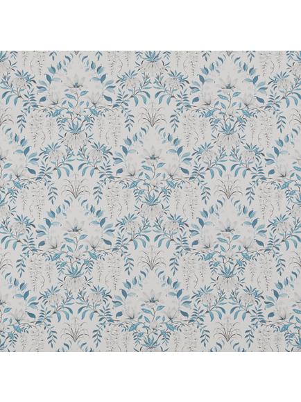 Laura Ashley Parterre Made to Measure Curtains or Roman Blind, White/Seaspray, White/Seaspray
