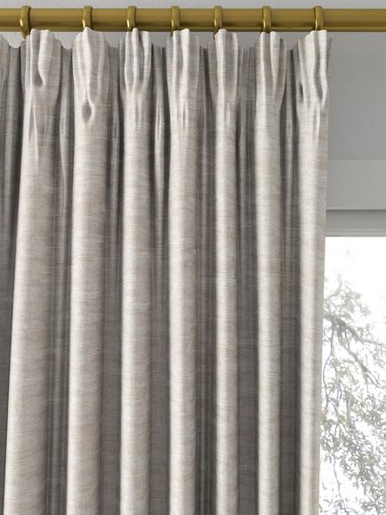 Laura Ashley Whinfell Made to Measure Curtains or Roman Blind, Natural - view 2, Natural