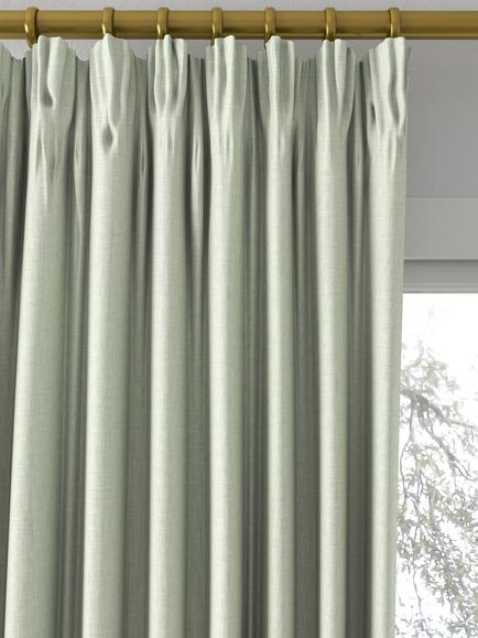 Laura Ashley Easton Made to Measure Curtains or Roman Blind, Sage - view 2, Sage