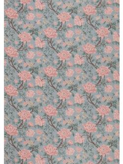 Laura Ashley Tapestry Floral Chenille Made to Measure Curtains or Roman Blind, Blush, Blush