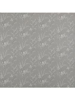 Laura Ashley Pussy Willow Made to Measure Curtains or Roman Blind, Steel, Steel