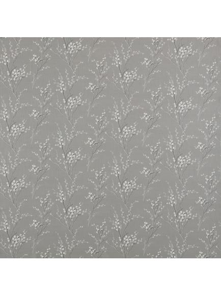 Laura Ashley Pussy Willow Made to Measure Curtains or Roman Blind, Steel, Steel