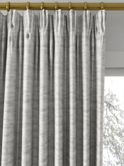 Laura Ashley Whinfell Made to Measure Curtains or Roman Blind, Silver - view 2, Silver