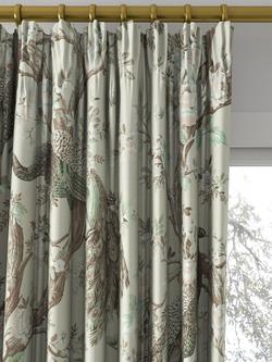 Laura Ashley Belvedere Made to Measure Curtains or Roman Blind, Truffle - view 2, Truffle