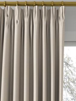 Laura Ashley Swanson Made to Measure Curtains or Roman Blind, Oyster - view 2, Oyster