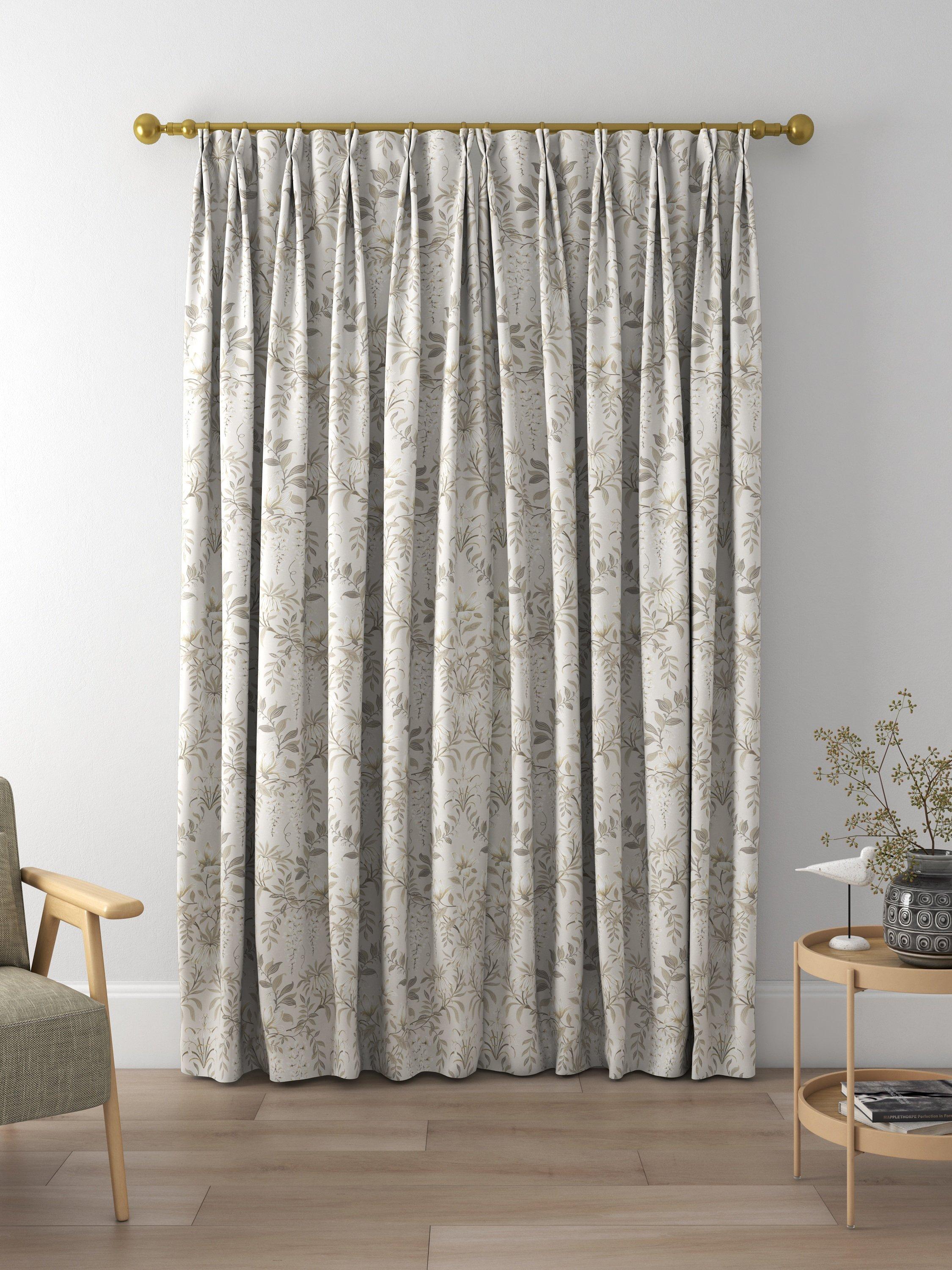 Laura Ashley Parterre Made to Measure Curtains, Natural