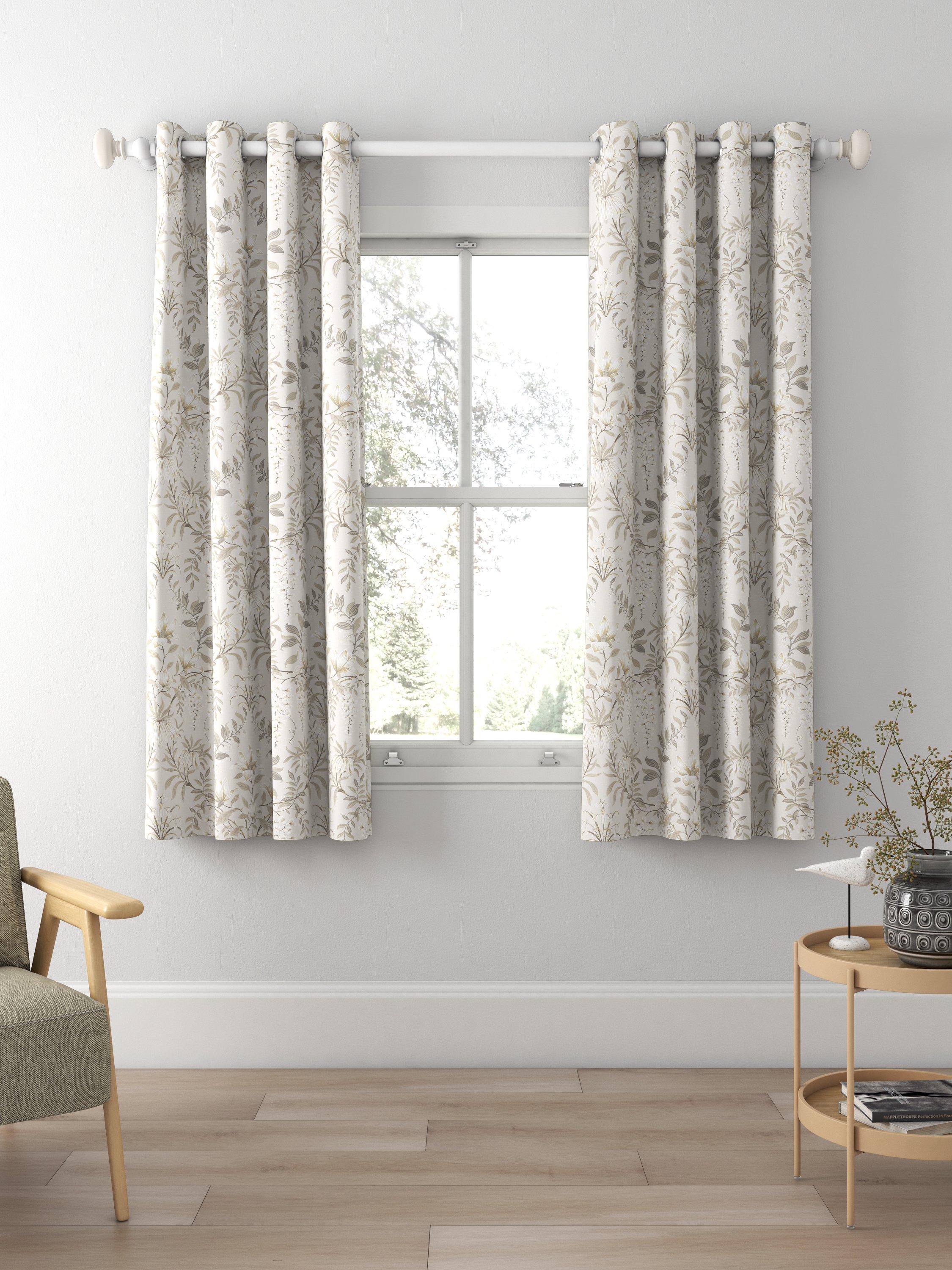 Laura Ashley Parterre Made to Measure Curtains, Natural