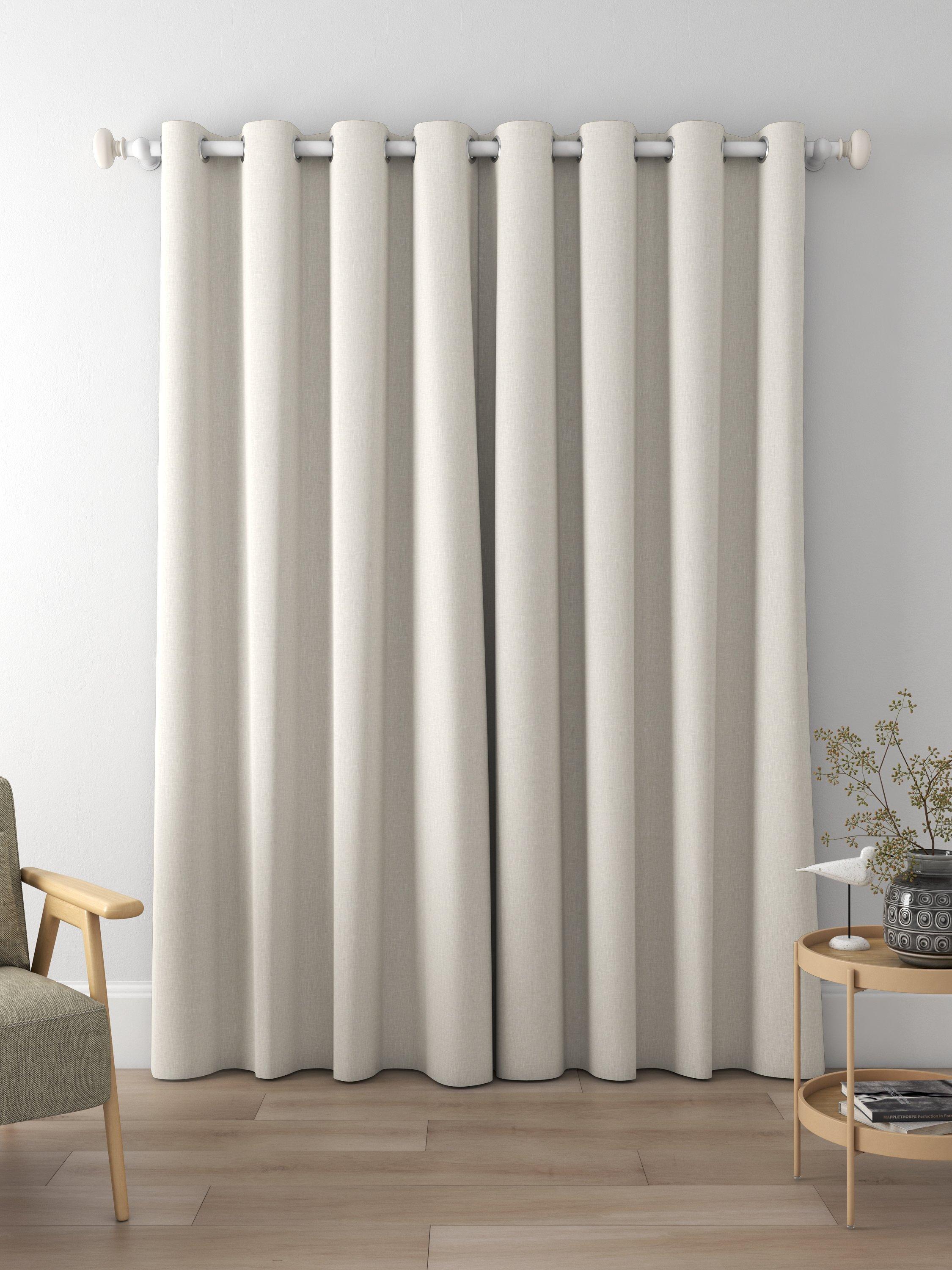 Laura Ashley Easton Made to Measure Curtains, Silver