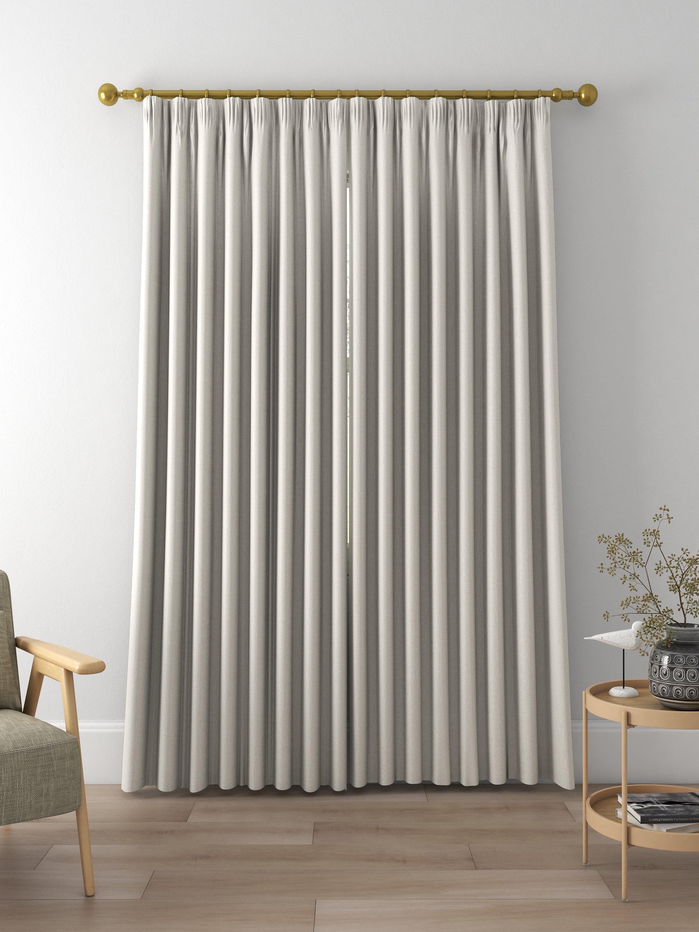 Laura Ashley Easton Made to Measure Curtains, Silver