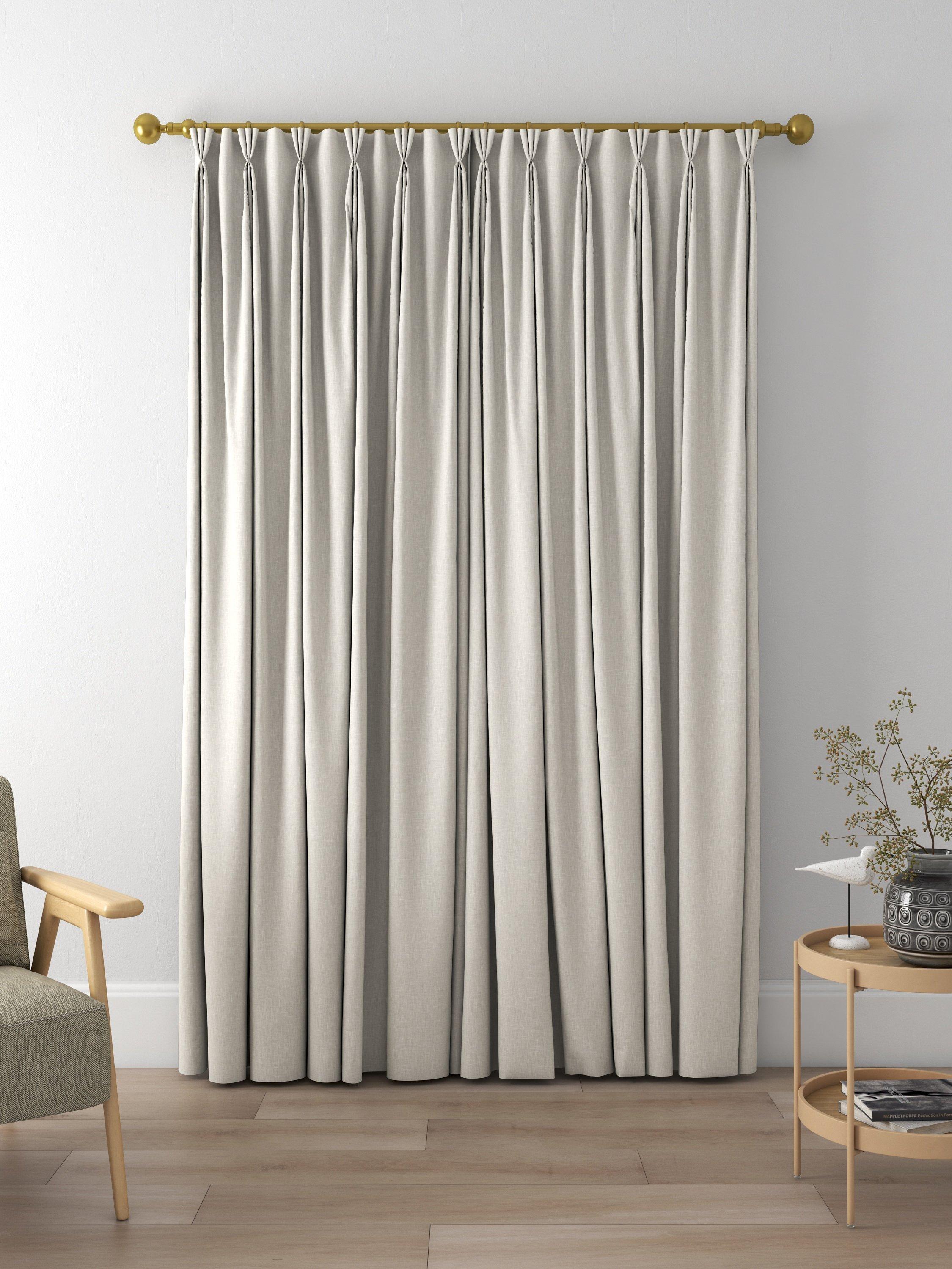 Laura Ashley Easton Made to Measure Curtains, Silver