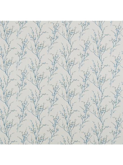 Laura Ashley Pussy Willow Made to Measure Curtains or Roman Blind, Off White/Seaspray, Off White/Seaspray