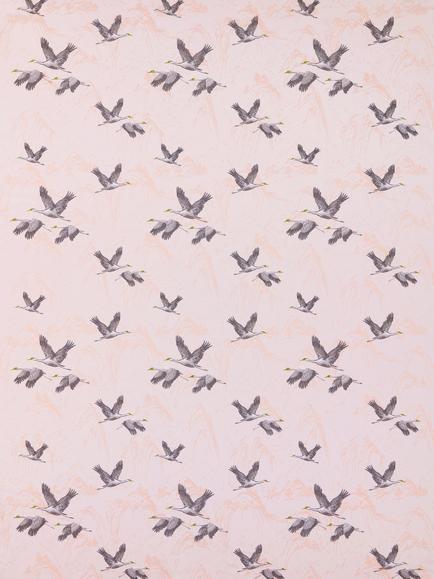 Laura Ashley Animalia Embroidered Furnishing Fabric, Blush