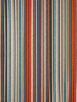 Harlequin Spectro Stripe Furnishing Fabric, Teal/Sedonia/Rust