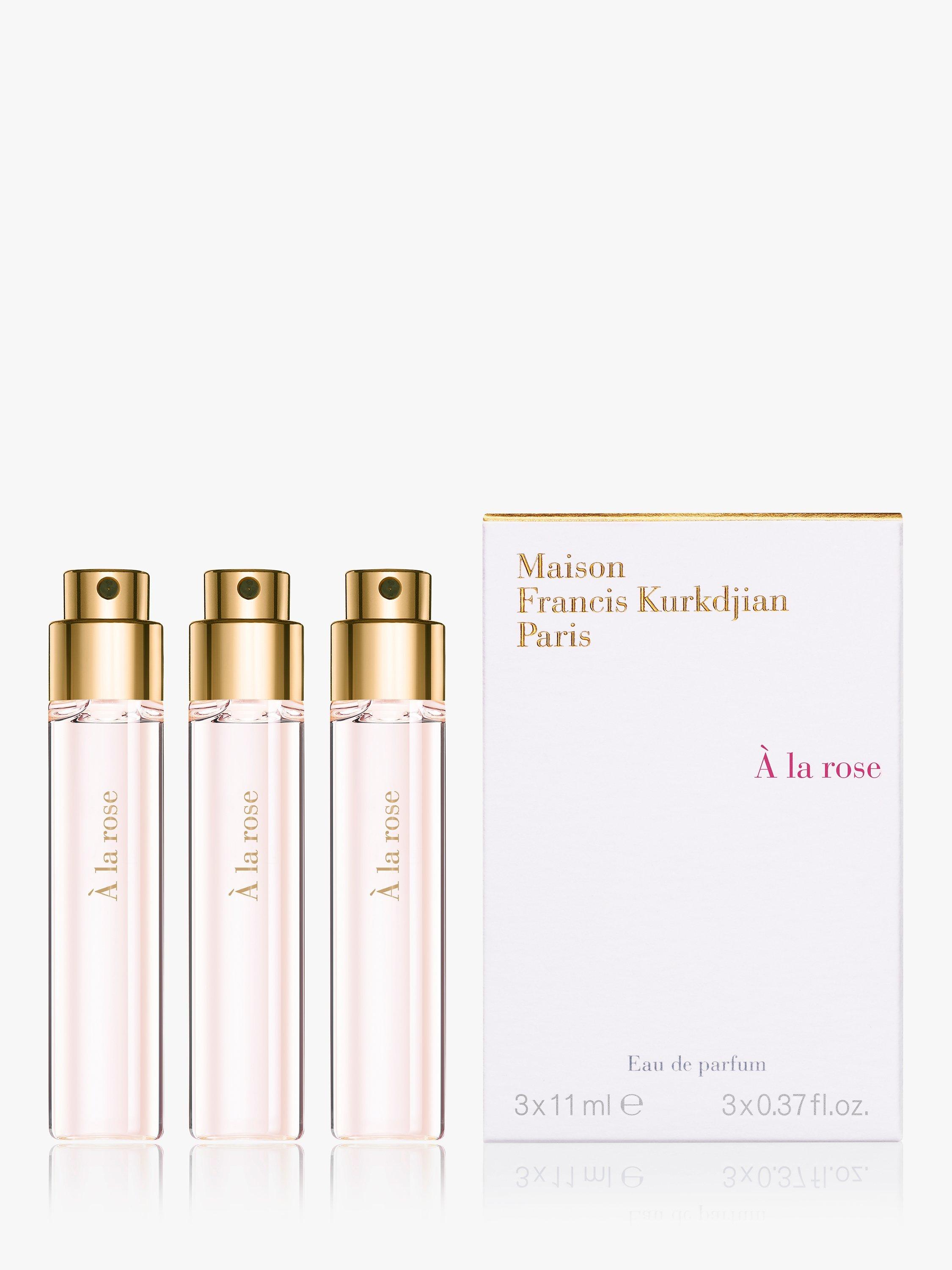 Product image 1 of 4, which shows Maison Francis Kurkdjian À La Rose Eau de Parfum Refills, 3 x 11ml