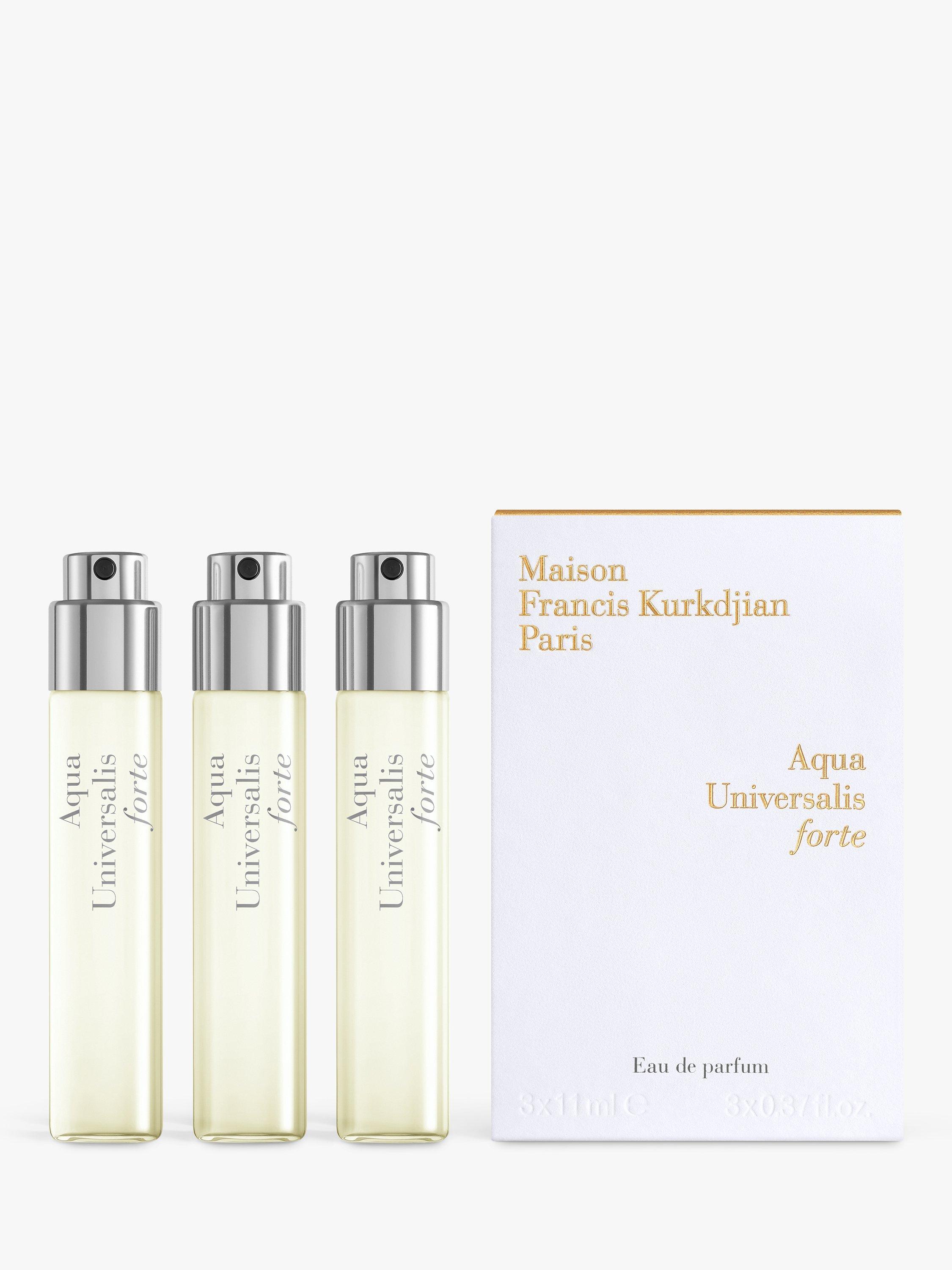 Product image 1 of 1, which shows Maison Francis Kurkdjian Aqua Universalis Forte Eau de Parfum Natural Spray Refills 3 x 11ml