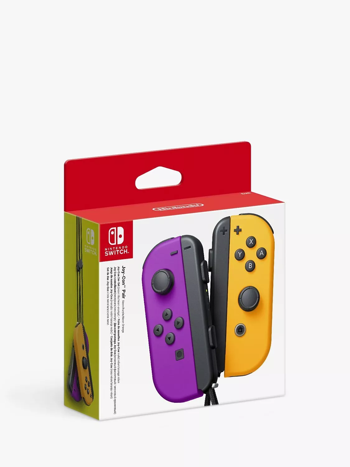 Nintendo Joy-Con Controllers for Switch Console, Blue/Neon Yellow