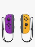 Nintendo Joy-Con Controllers for Switch Console, Purple/Orange