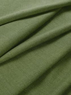 John Lewis Relaxed Linen Plain Fabric, Olive Green, Price Band B - view 2, Relaxed Linen Green Olive