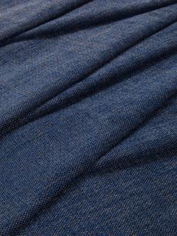 John Lewis Easy Clean Chunky Chenille Plain Fabric, Navy, Price Band C - view 2, Easy Clean Chunky Chenille Navy