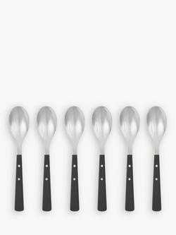John Lewis Bevel Stainless Steel Teaspoons, Set of 6, Multi-color