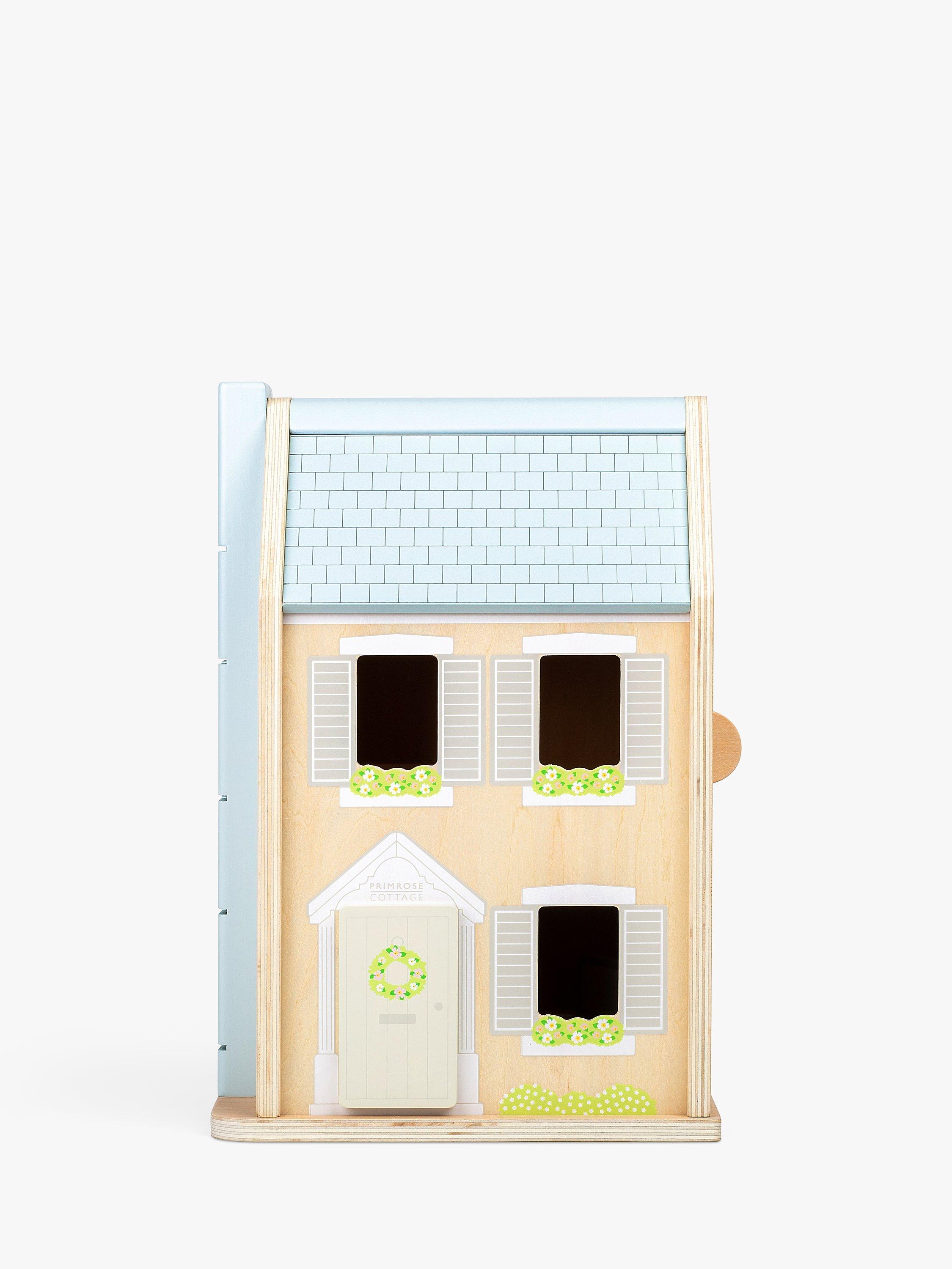 John Lewis Primrose Cottage Wooden Doll s House with Furniture