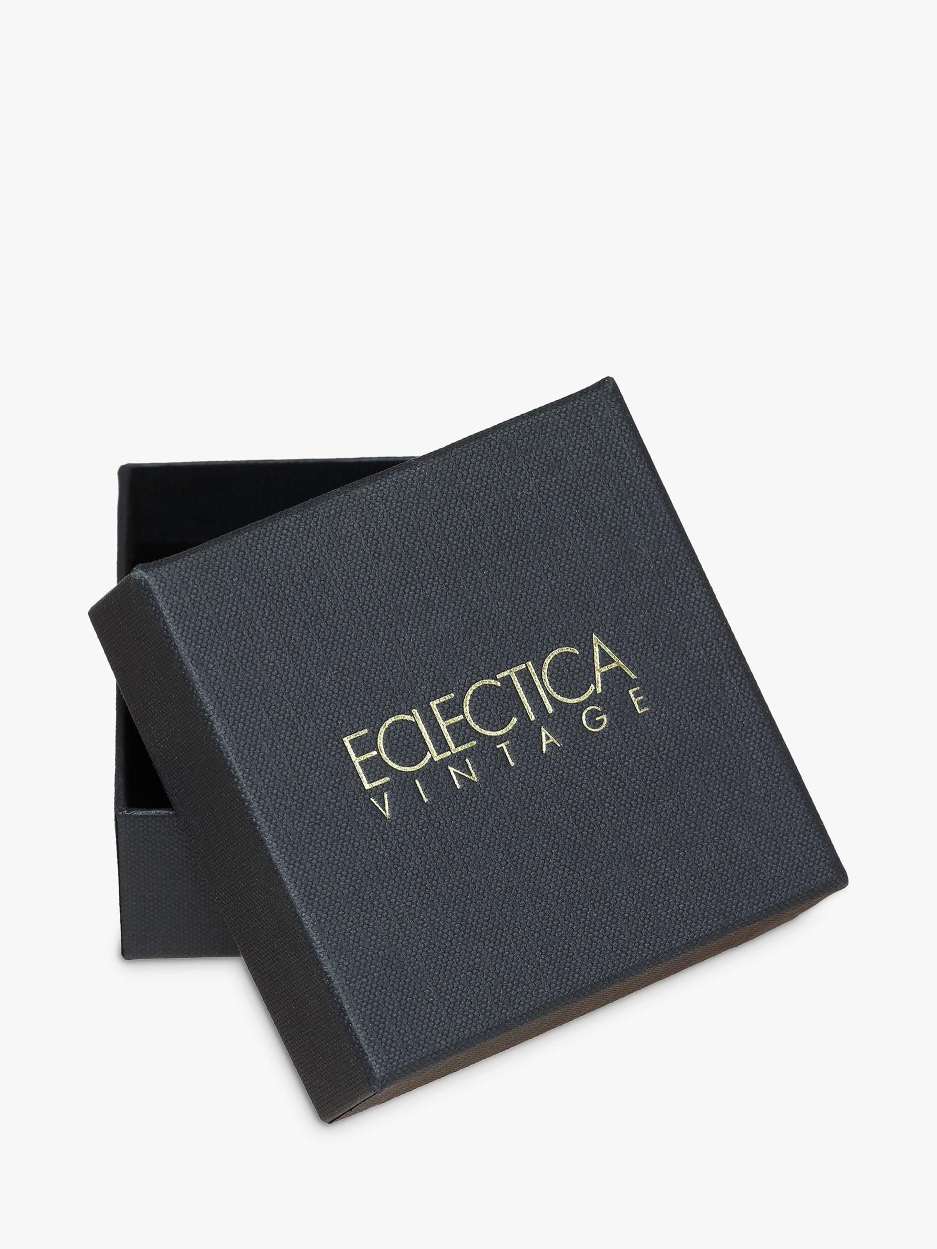 Product image 2 of 2, which shows Eclectica Pre-Loved Swarovski Crystals Floral Clip-on Earrings, Dated Circa 1980s