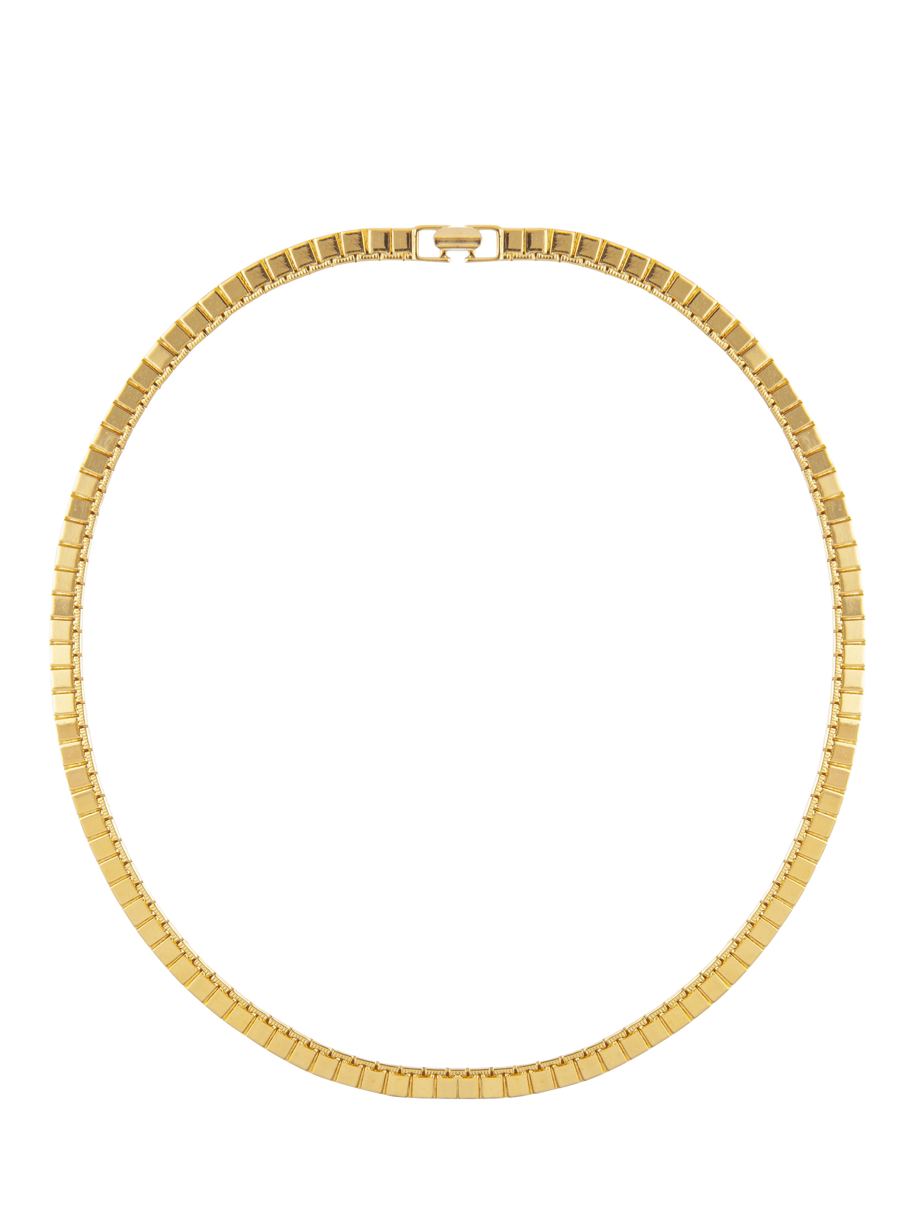 Product image 1 of 4, which shows Eclectica Pre-Loved Monet 22ct Gold Plated Collar Necklace, Dated Circa 1980s