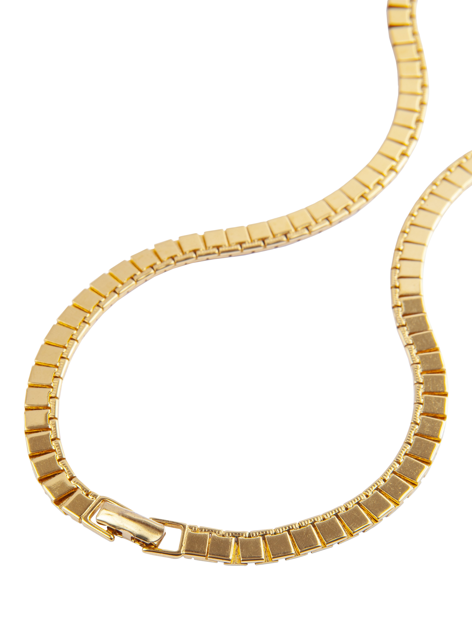 Product image 2 of 4, which shows Eclectica Pre-Loved Monet 22ct Gold Plated Collar Necklace, Dated Circa 1980s