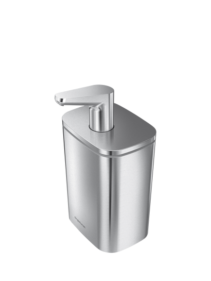 Simplehuman Pulse Pump Soap Dispenser, Brushed Steel, 473ml, Brushed Steel