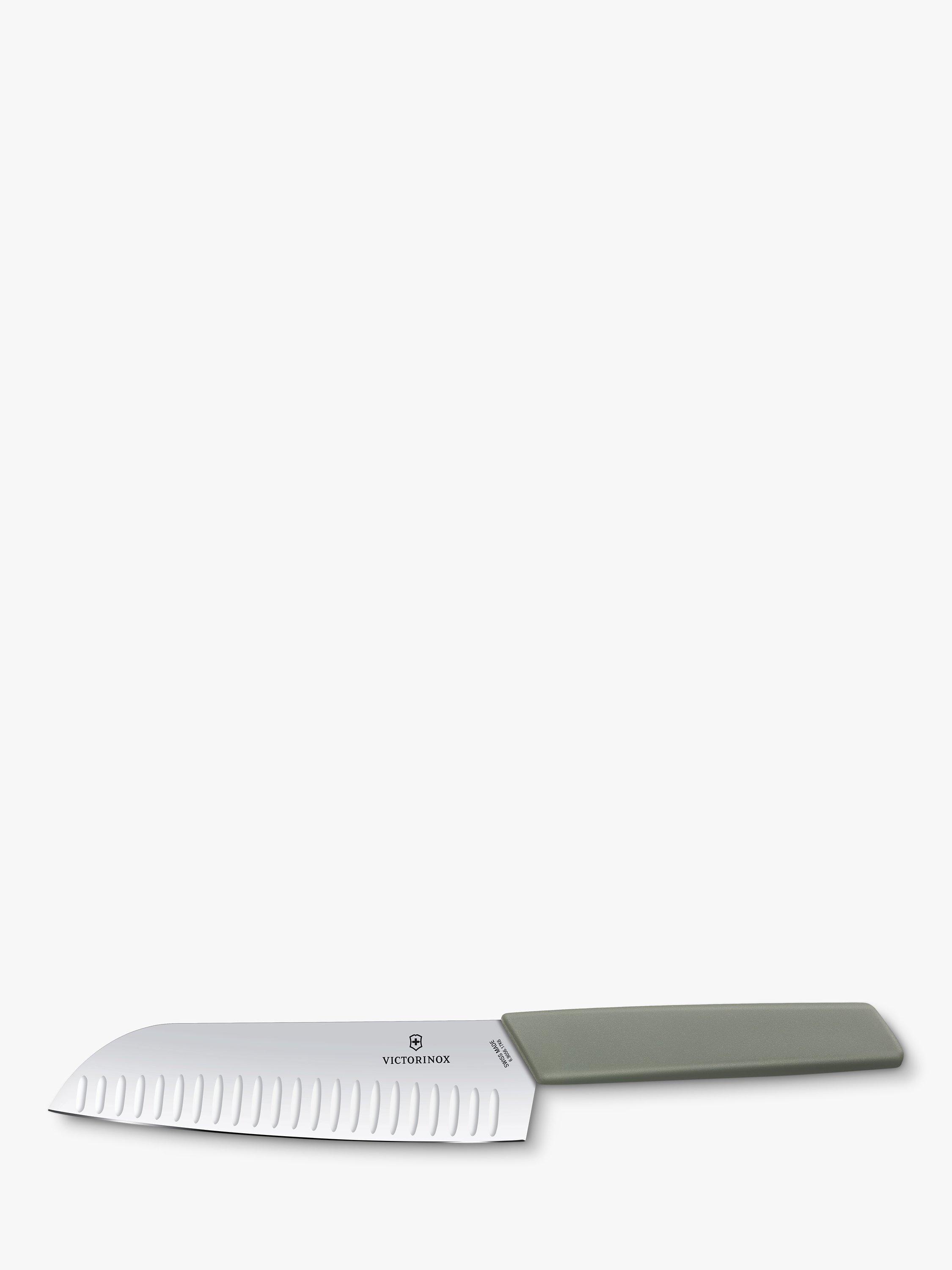 Victorinox Swiss Modern Stainless Steel Santoku Knife, 17cm