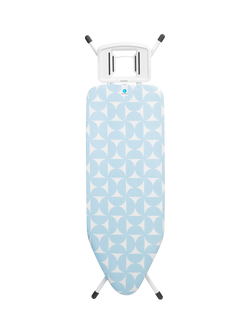 Brabantia Ironing Board C, 124 x 45cm, Solid Steam Iron Rest - Fresh Breeze, Fresh Breeze
