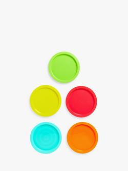 John Lewis ANYDAY Baby Weaning Plates, Pack of 5, Multi