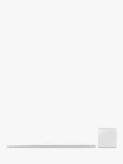 Samsung HW-S801B Bluetooth Wi-Fi Ultra Slim Soundbar with Dolby Atmos, DTS:X & Wireless Subwoofer, White, White