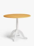 John Lewis Clayton 2-4 Seater Drop Leaf Round Dining Table, FSC-Certified (Beech Wood)