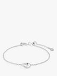 Joma Jewellery Infinity Links Circle Chain Bracelet, Silver