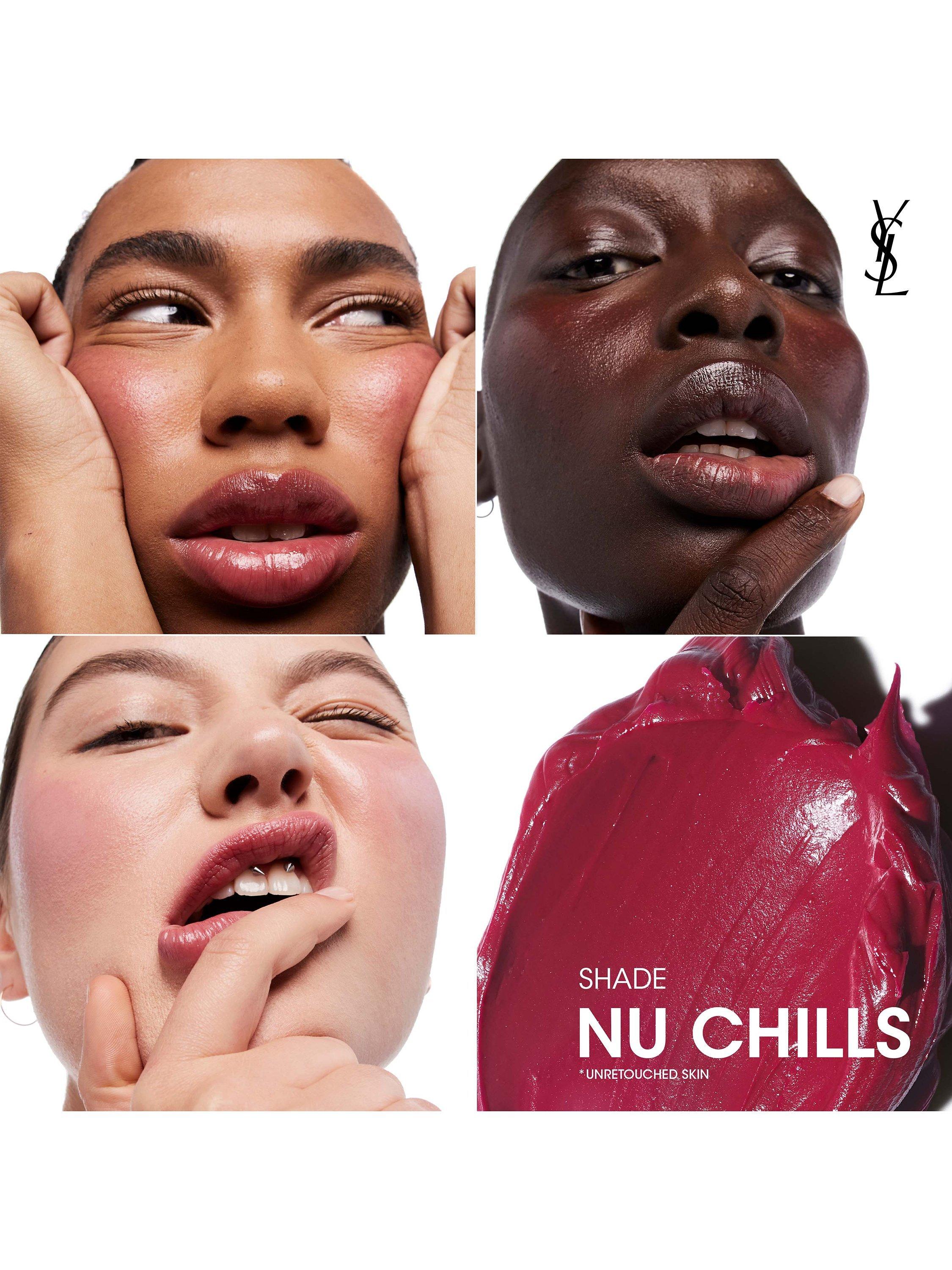 Product image 4 of 5, which shows Yves Saint Laurent Nu Lip & Cheek Balmy Tint, 02 Chills