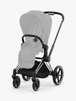 Cybex Priam Pushchair Chassis, Chrome/Deep Black