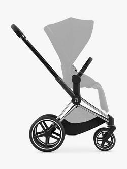 Cybex Priam Pushchair Chassis - view 2, Chrome/Deep Black