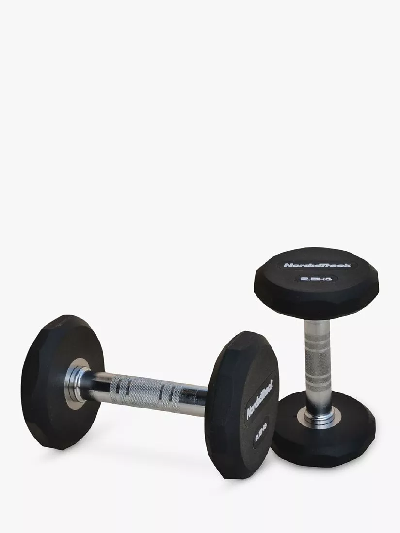 two dumbell weights