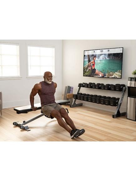 NordicTrack Adjustable Gym Bench - view 2, Black.grey