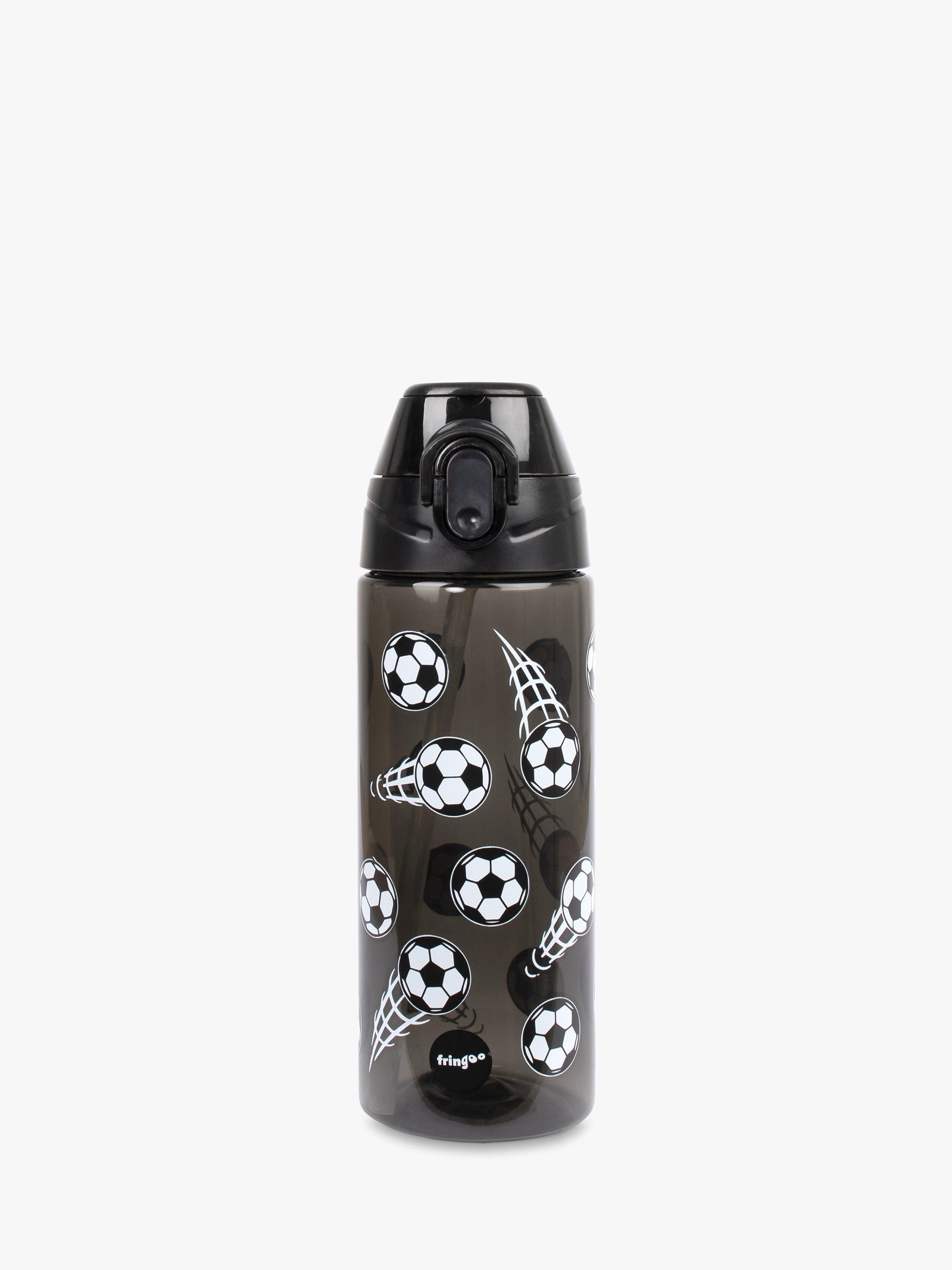 Fringoo Football Leak-Proof Drinks Bottle, 600ml, Black