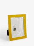 John Lewis Enamel & Metallic Edge Photo Frame, Mustard