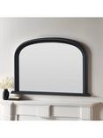 Yearn Ribbed Overmantle Wall Mirror, 77 x 112cm