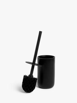 John Lewis Matt Finish Toilet Brush - view 2, Matte Black