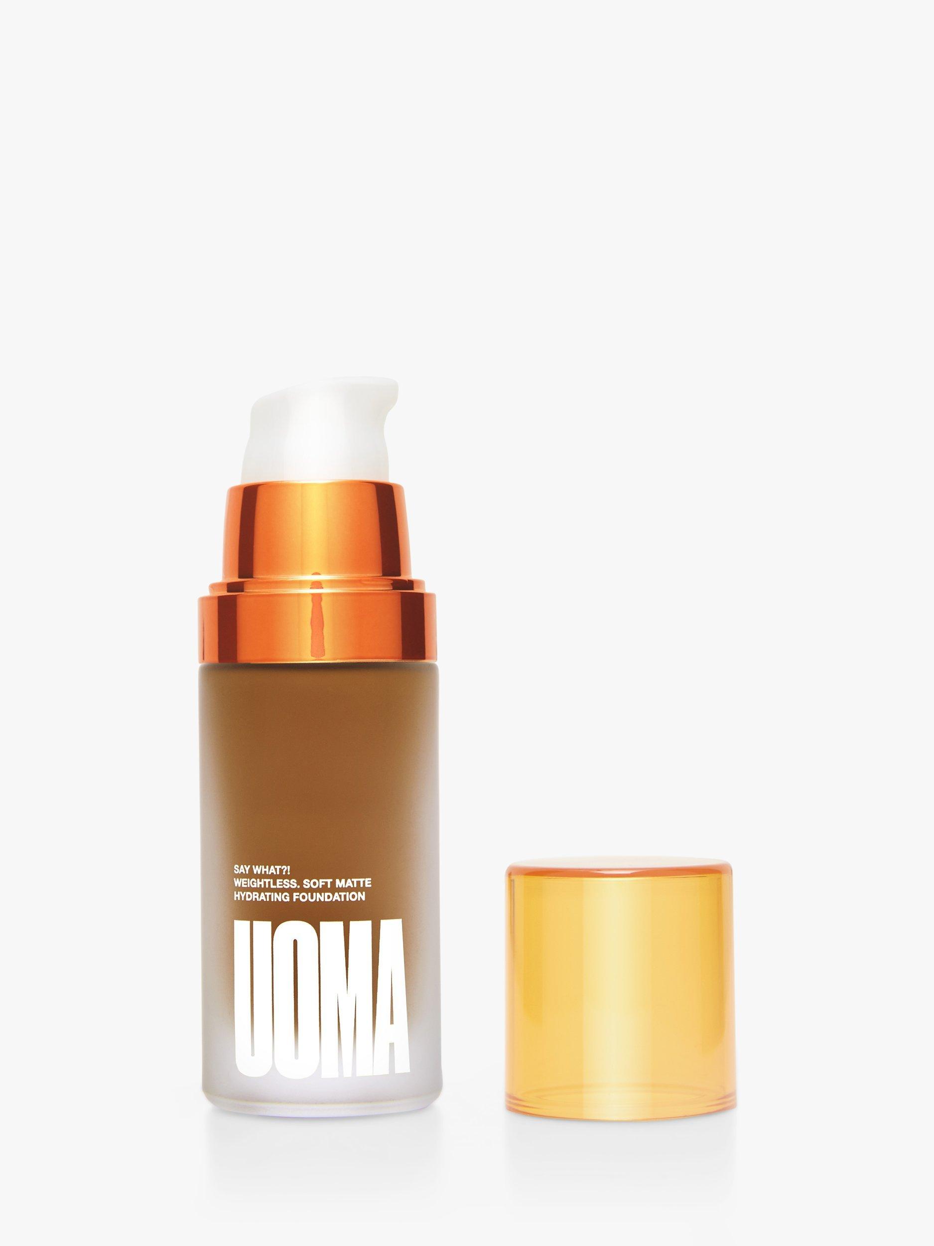 UOMA Beauty Say What?! Foundation, Brown Sugar T2N