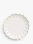 John Lewis Scalloped Speckled Stoneware Dinner Plate, 26cm