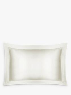 John Lewis Organic Mulberry Silk Oxford Pillowcase, Natural Cream