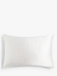 John Lewis Organic Mulberry Silk Standard Pillowcase, Bright White