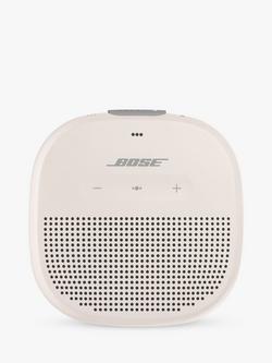 Bose SoundLink Micro Water-resistant Portable Bluetooth Speaker with Built-in Speakerphone, White Smoke